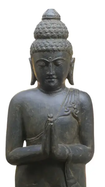 Artikelbild 3 des Artikels “Stehender Buddha, 175cm hoch, antikisiert “